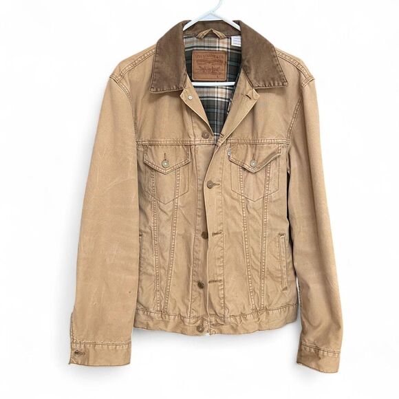 Brown Levi's denim jacket size L - Picture 1 of 7